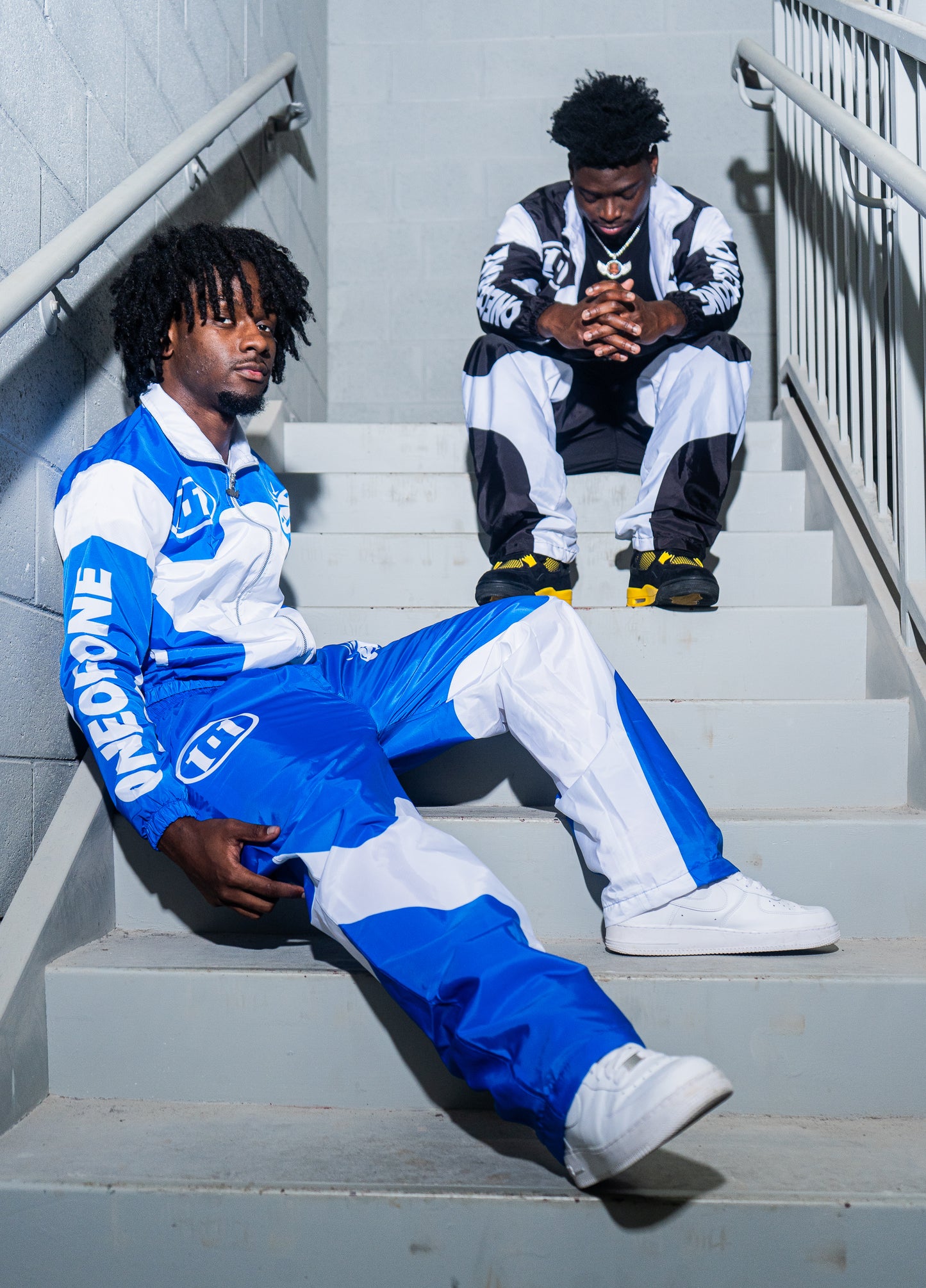 “ONEOFONE” BLUE WINDBREAKER SET