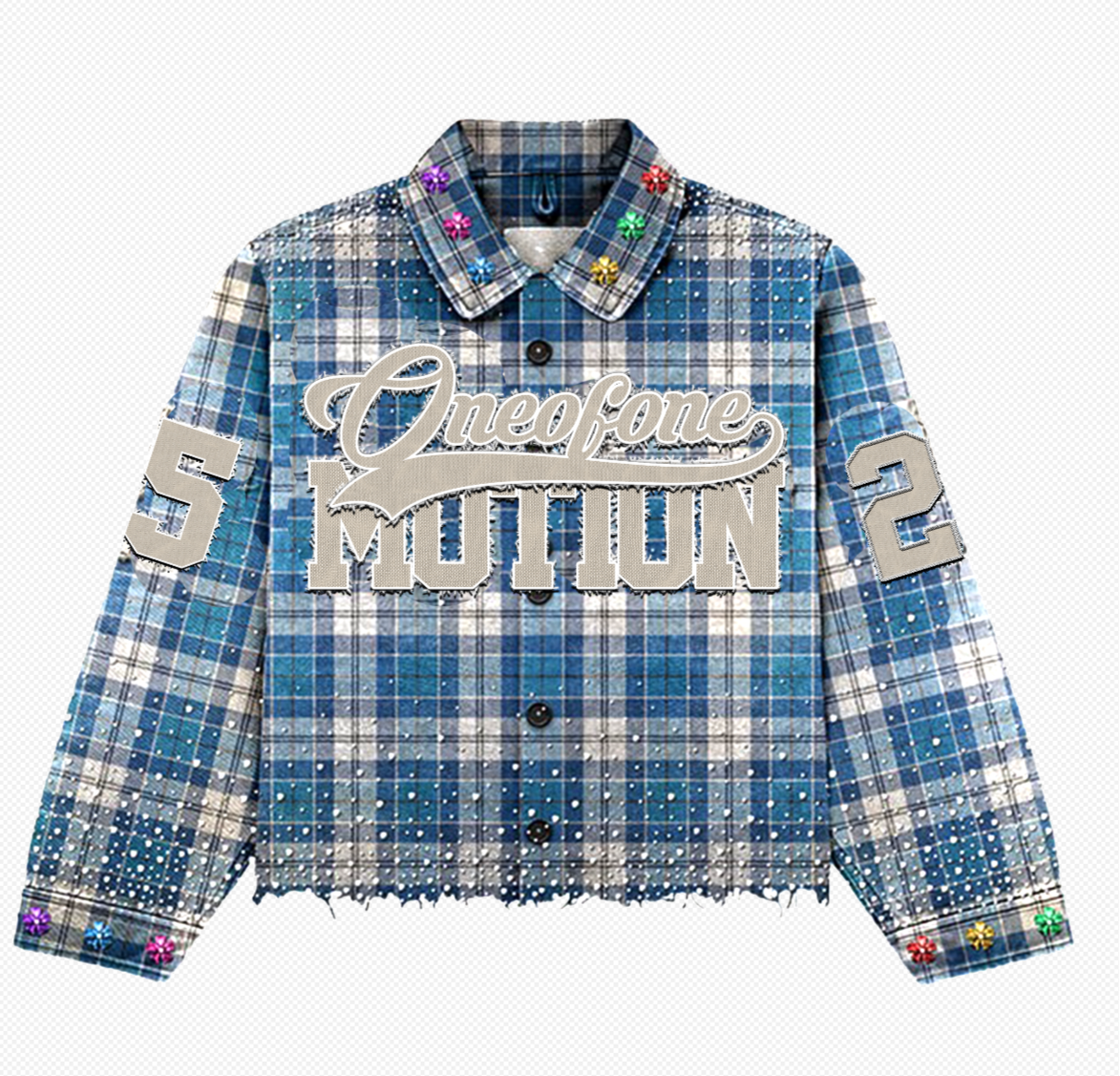 ONEOFONE BLUE FLANNEL