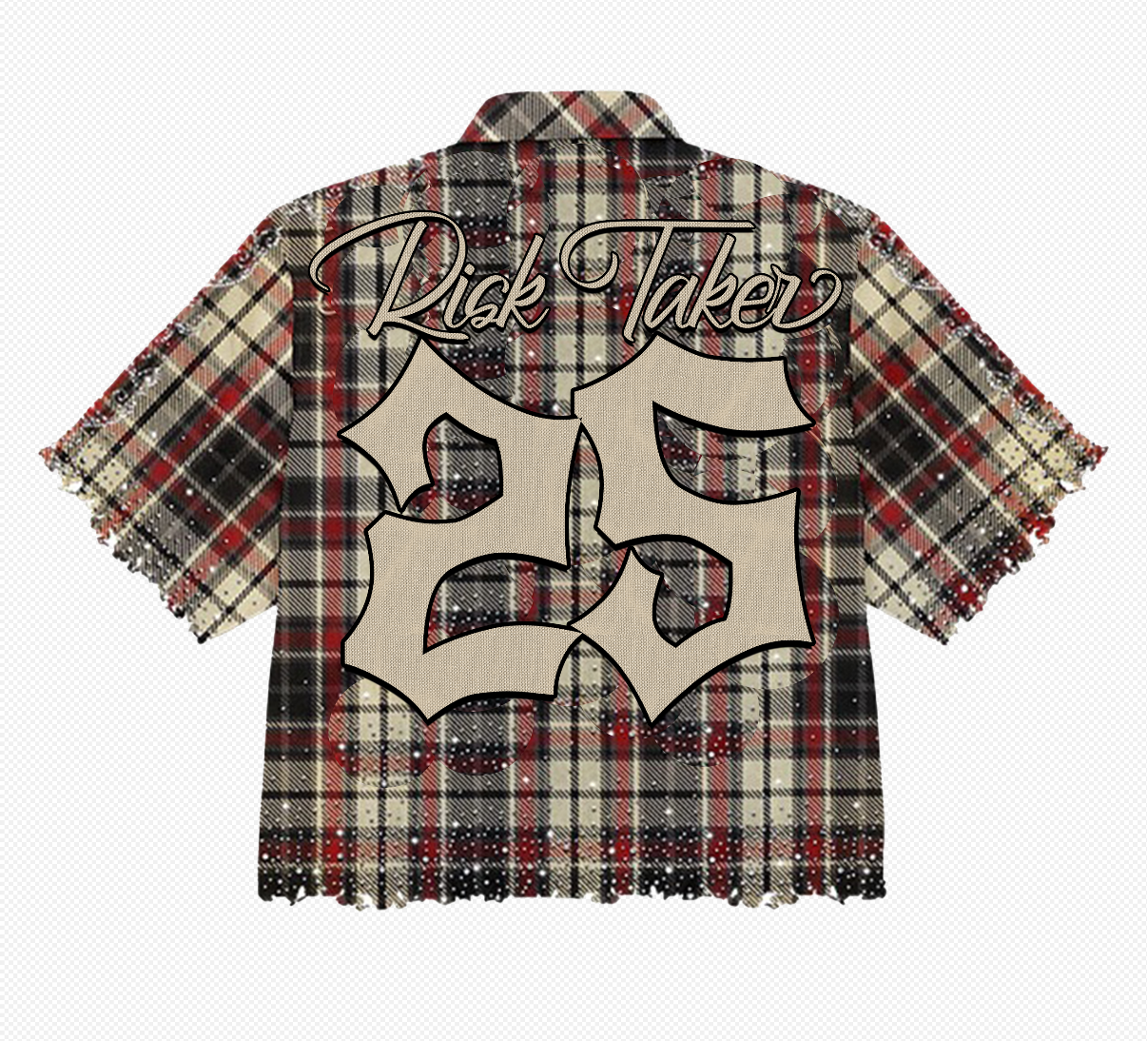 1M RED/BURGUNDY RISK TAKER FLANNEL