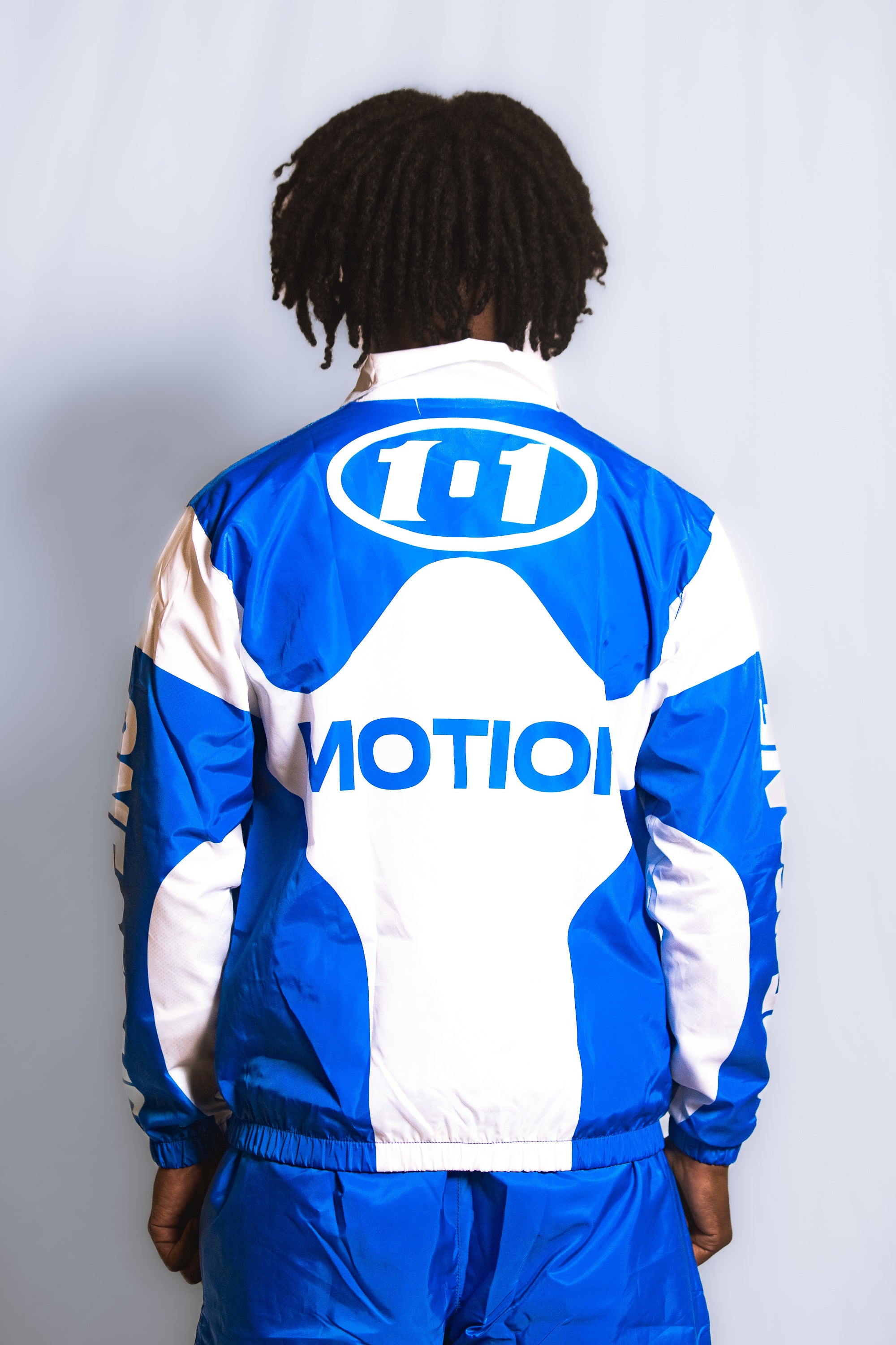“ONEOFONE” BLUE WINDBREAKER SET