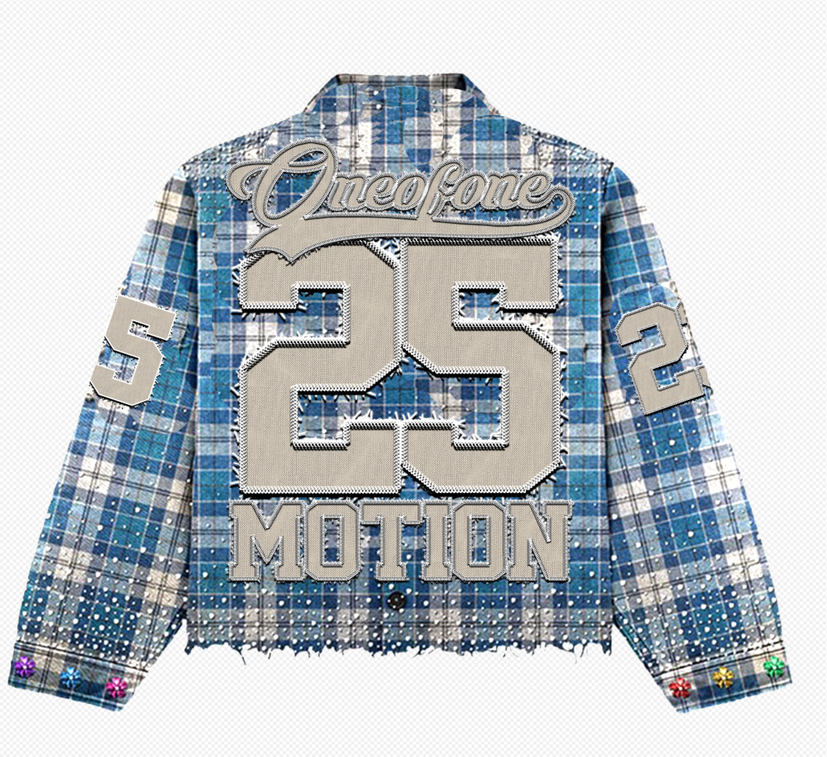ONEOFONE BLUE FLANNEL