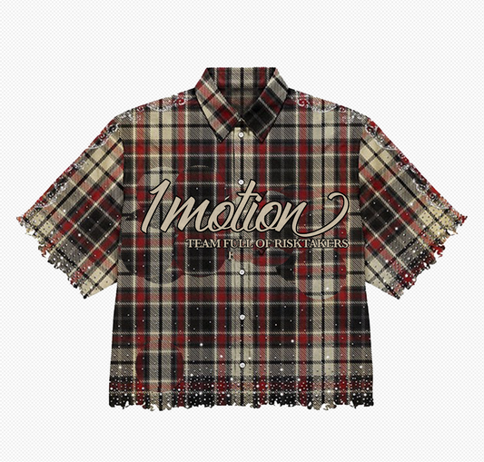 1M RED/BURGUNDY RISK TAKER FLANNEL