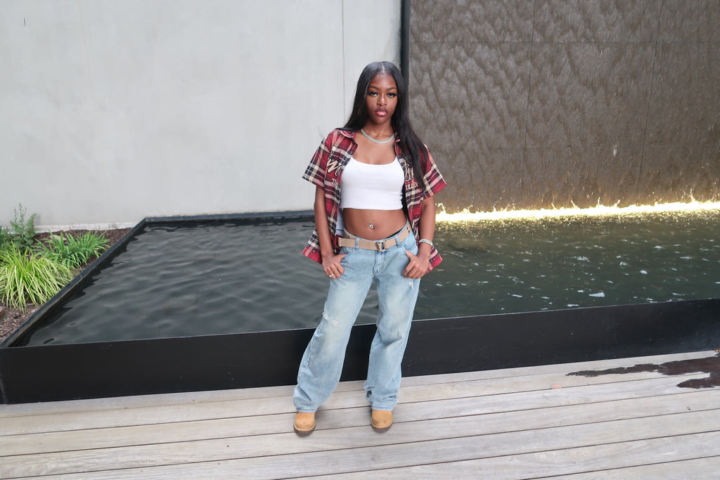 1M RED/BURGUNDY RISK TAKER FLANNEL