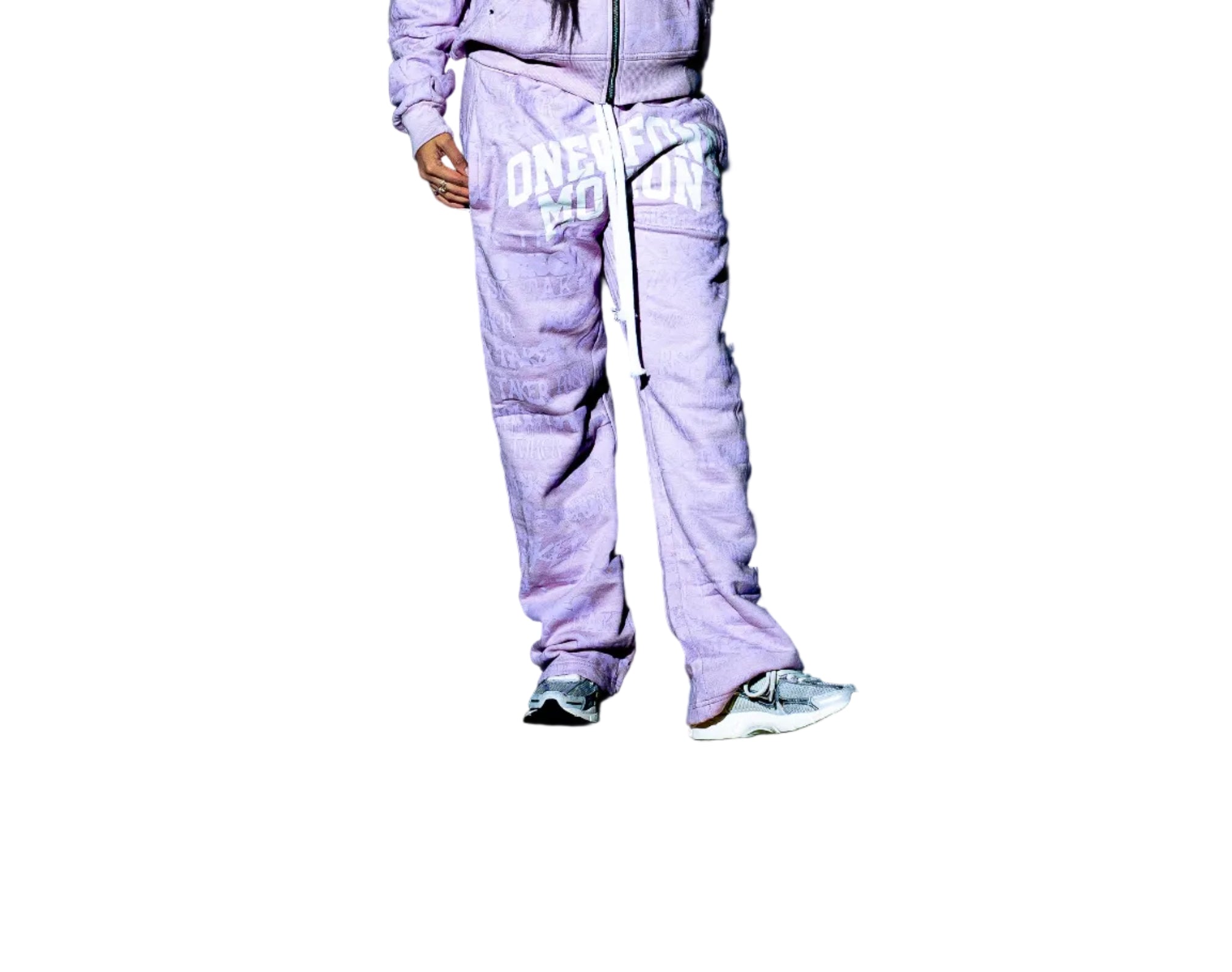 ONEOFONE GRAFFITI ZIP UP (Lavender)